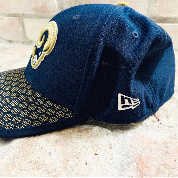 🔥 NFL Los Angeles Rams New Era Flex Fit Cap - Picture 2 of 6
